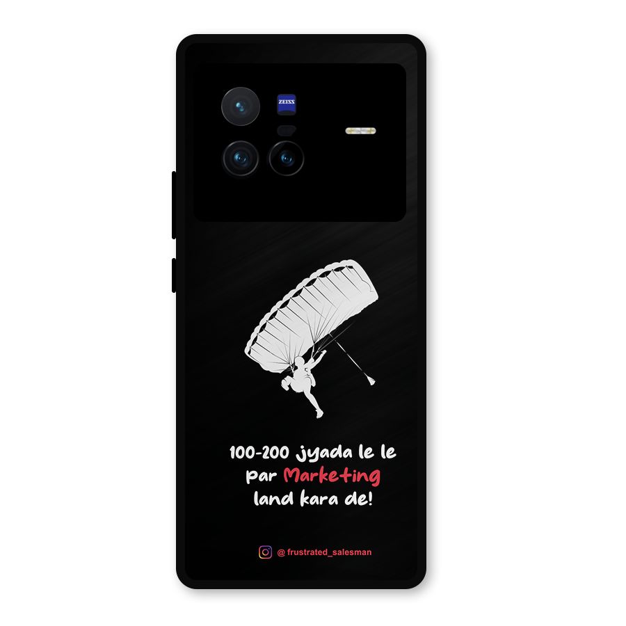 Marketing Land Kara De Black Metal Back Case for Vivo X80
