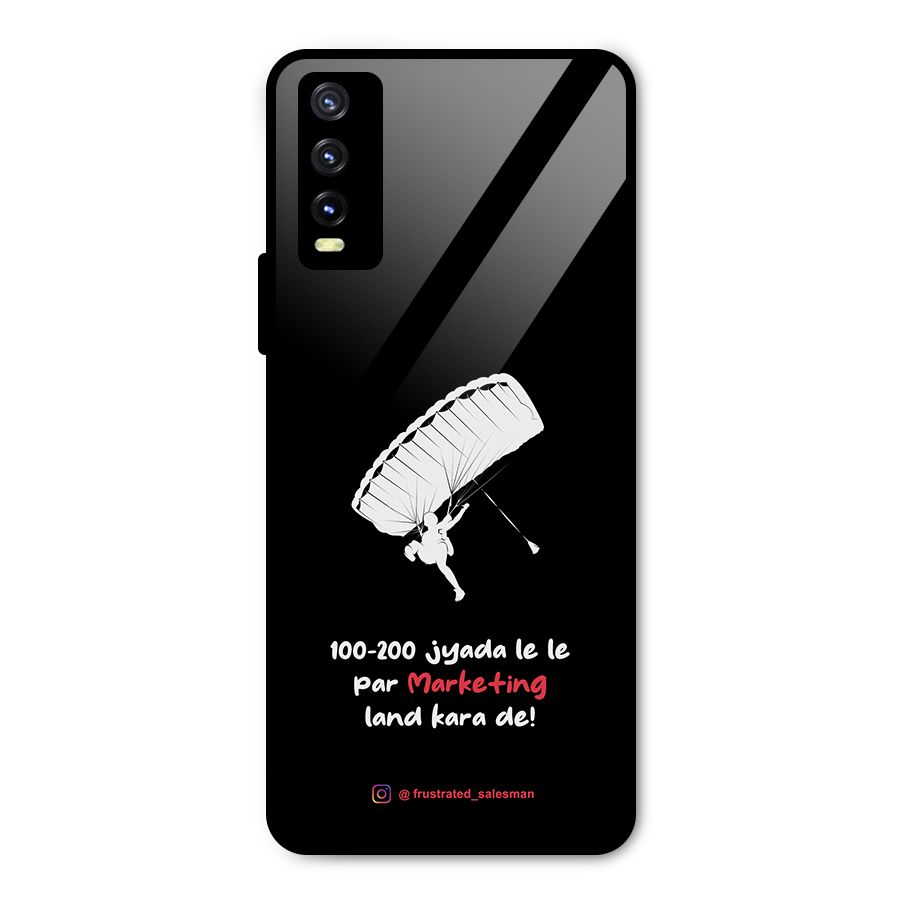 Marketing Land Kara De Black Metal Back Case for Vivo Y20