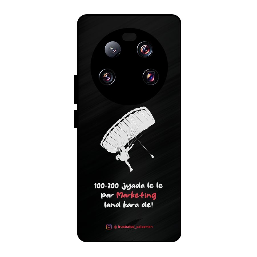 Marketing Land Kara De Black Metal Back Case for Xiaomi 13 Ultra