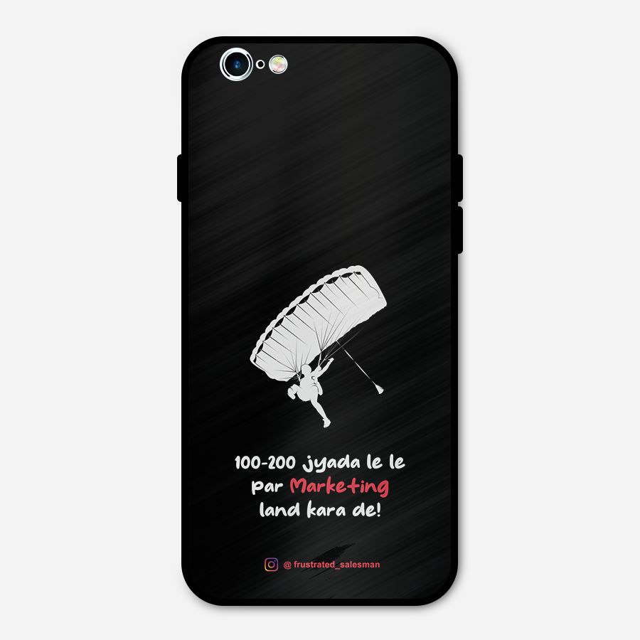Marketing Land Kara De Black Metal Back Case for iPhone 6 6s