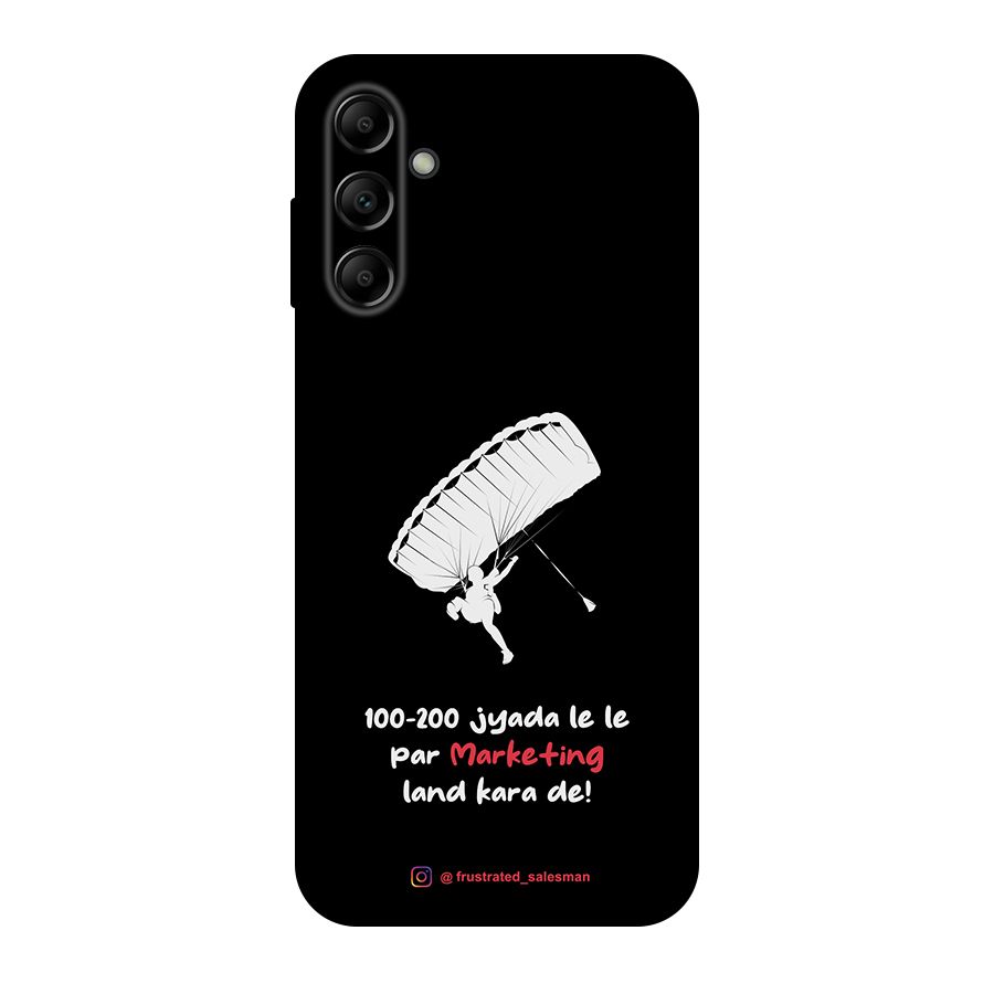 Marketing Land Kara De Black Original Polycarbonate Back Case for Galaxy A14 5G