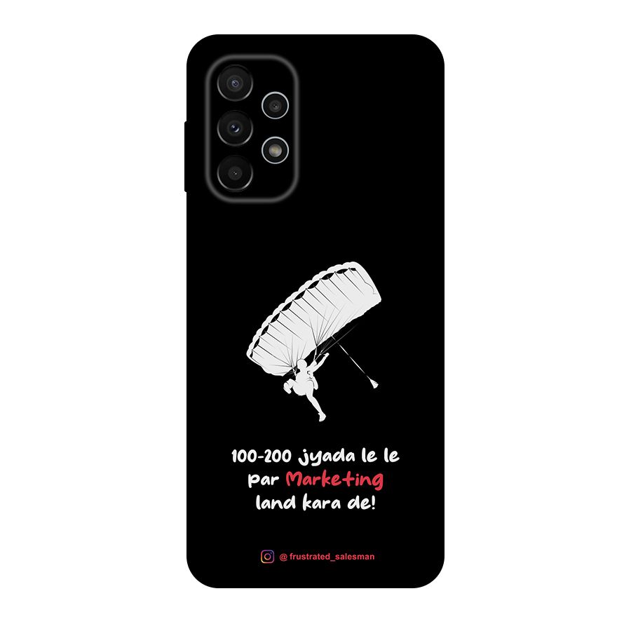 Marketing Land Kara De Black Original Polycarbonate Back Case for Galaxy A23