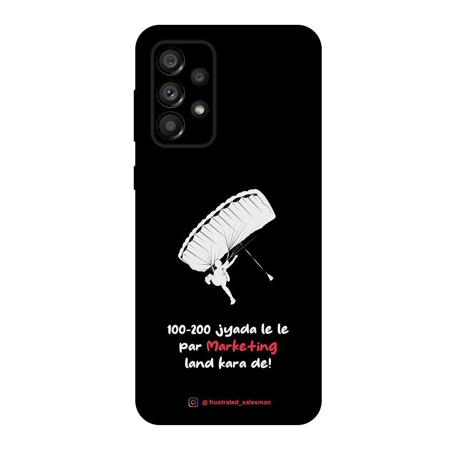 Marketing Land Kara De Black Original Polycarbonate Back Case for Galaxy A73 5G