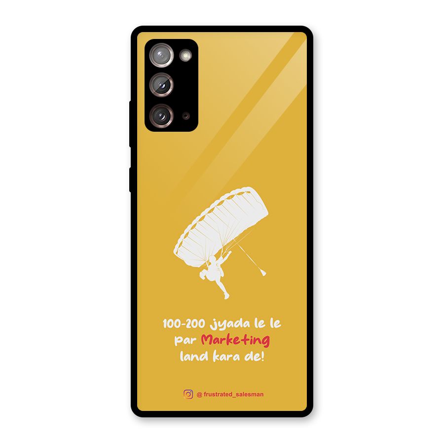 Marketing Land Kara De Mustard Yellow Glass Back Case for Galaxy Note 20