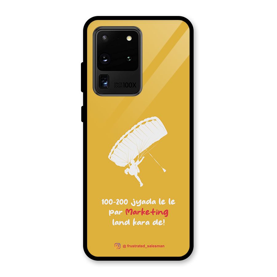 Marketing Land Kara De Mustard Yellow Glass Back Case for Galaxy S20 Ultra
