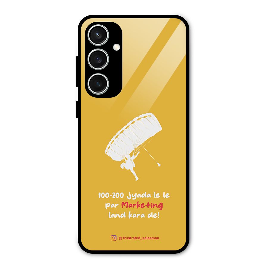 Marketing Land Kara De Mustard Yellow Glass Back Case for Galaxy S23 FE