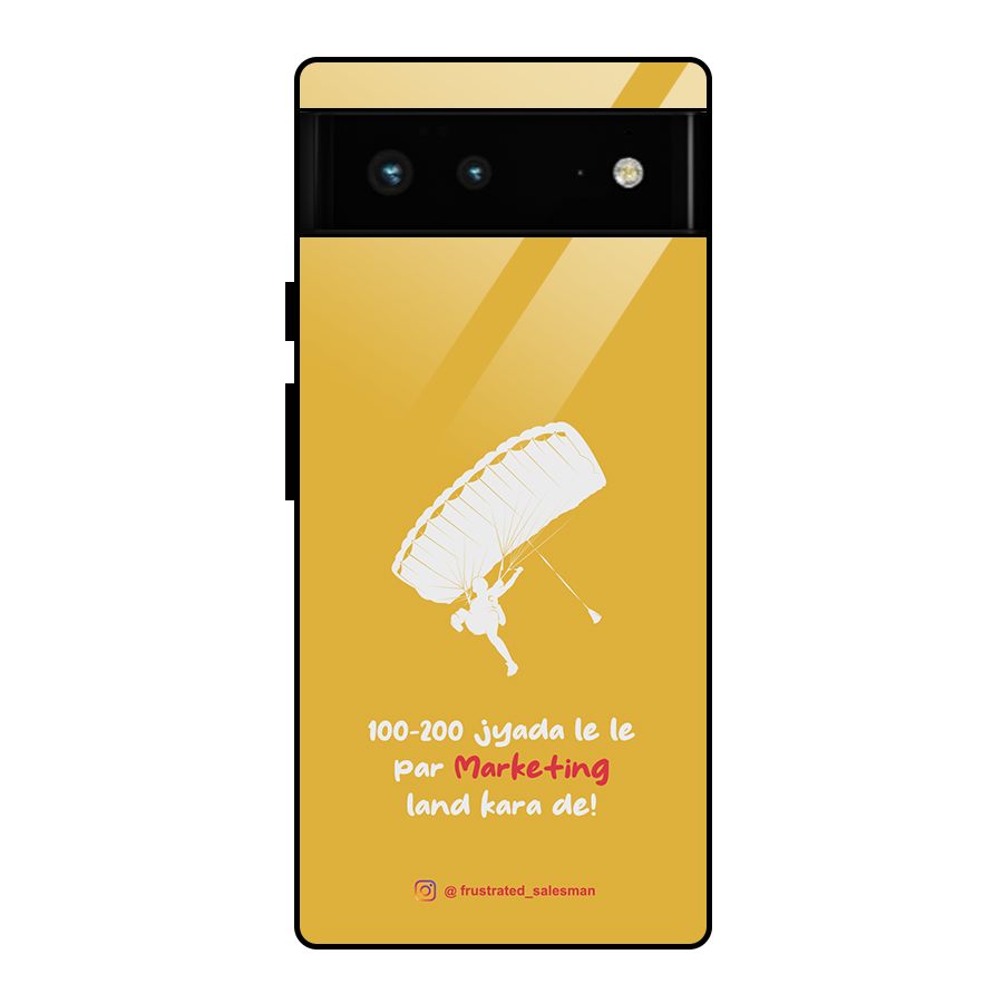 Marketing Land Kara De Mustard Yellow Glass Back Case for Google Pixel 6