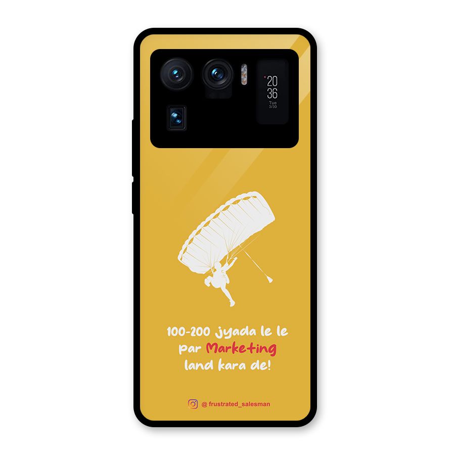 Marketing Land Kara De Mustard Yellow Glass Back Case for Mi 11 Ultra