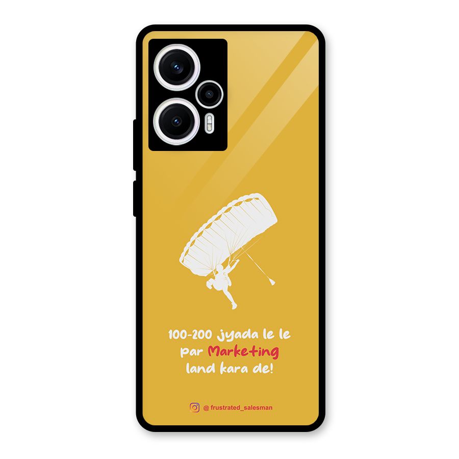 Marketing Land Kara De Mustard Yellow Glass Back Case for Poco F5