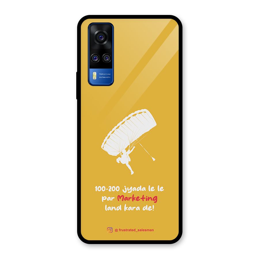 Marketing Land Kara De Mustard Yellow Glass Back Case for Vivo Y31