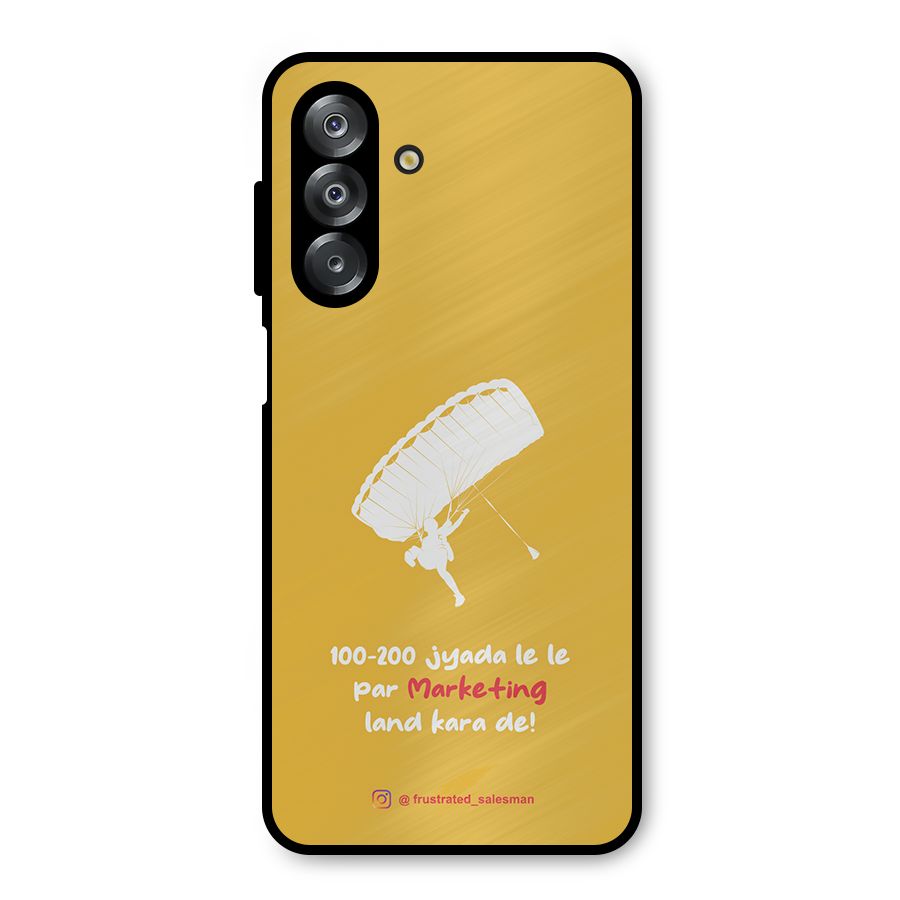 Marketing Land Kara De Mustard Yellow Metal Back Case for Galaxy A26