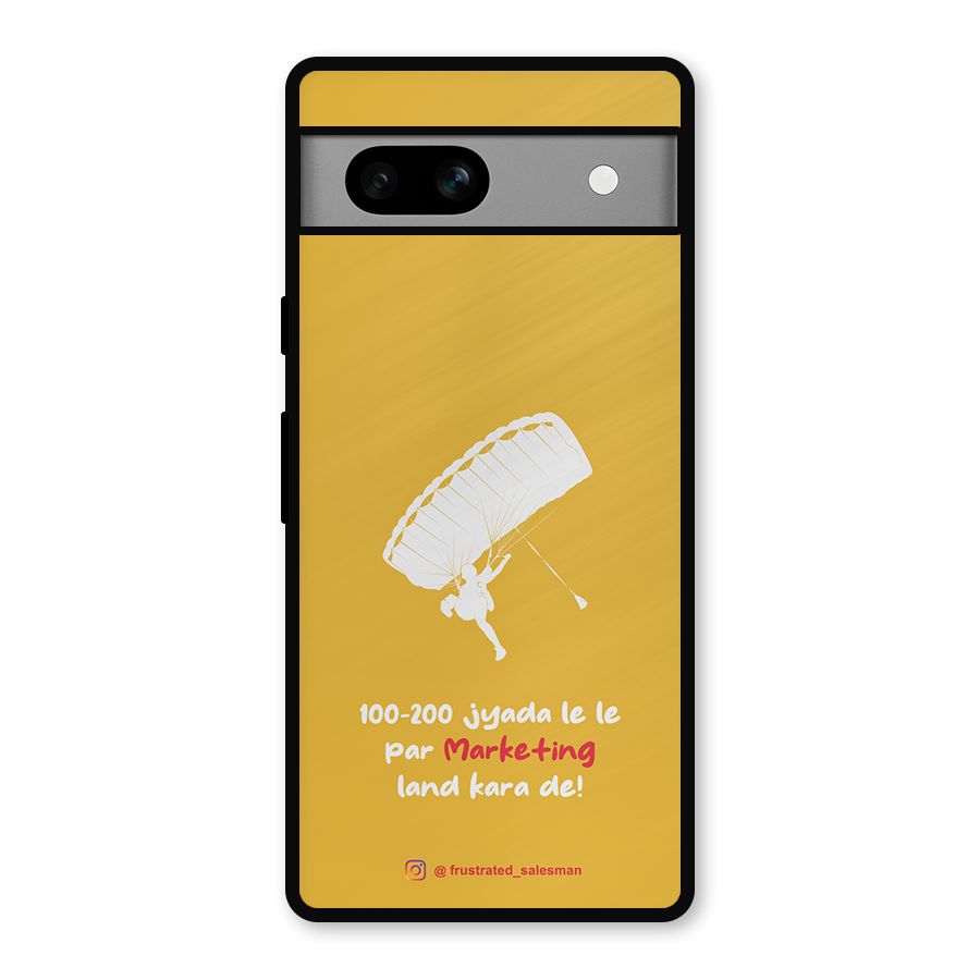 Marketing Land Kara De Mustard Yellow Metal Back Case for Google Pixel 7a