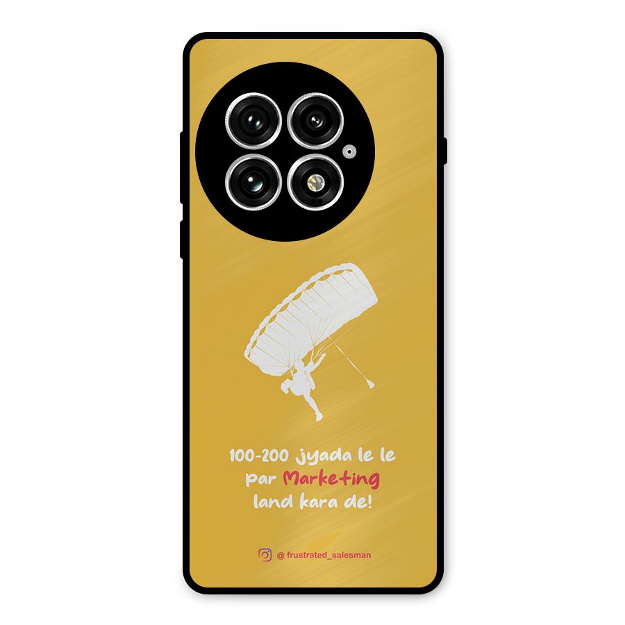Marketing Land Kara De Mustard Yellow Metal Back Case for OnePlus 13