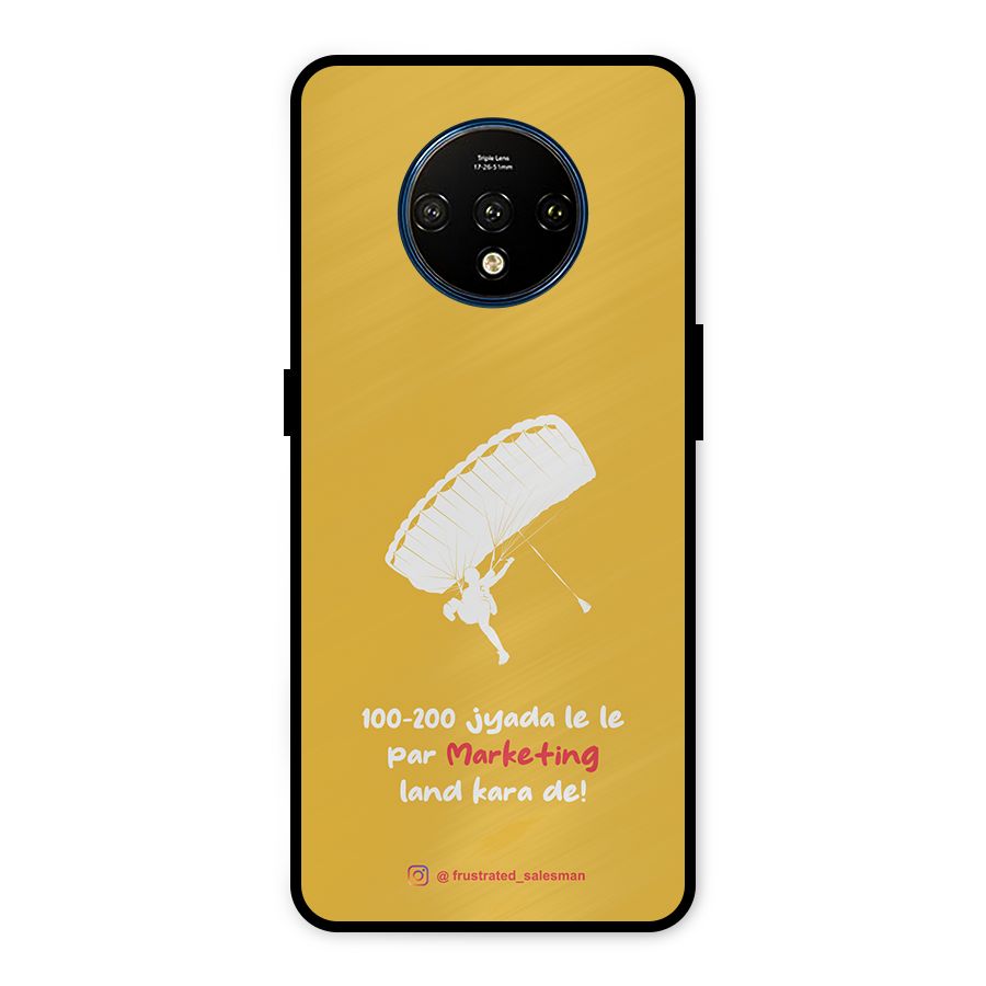 Marketing Land Kara De Mustard Yellow Metal Back Case for OnePlus 7T