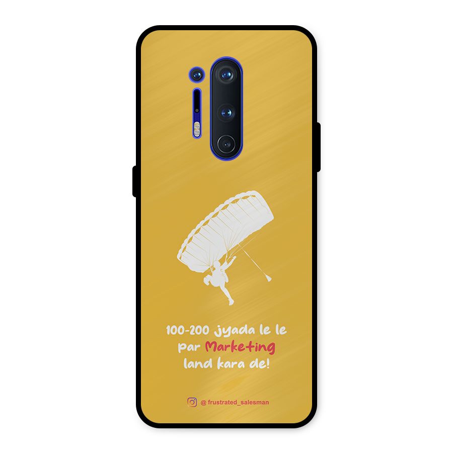 Marketing Land Kara De Mustard Yellow Metal Back Case for OnePlus 8 Pro