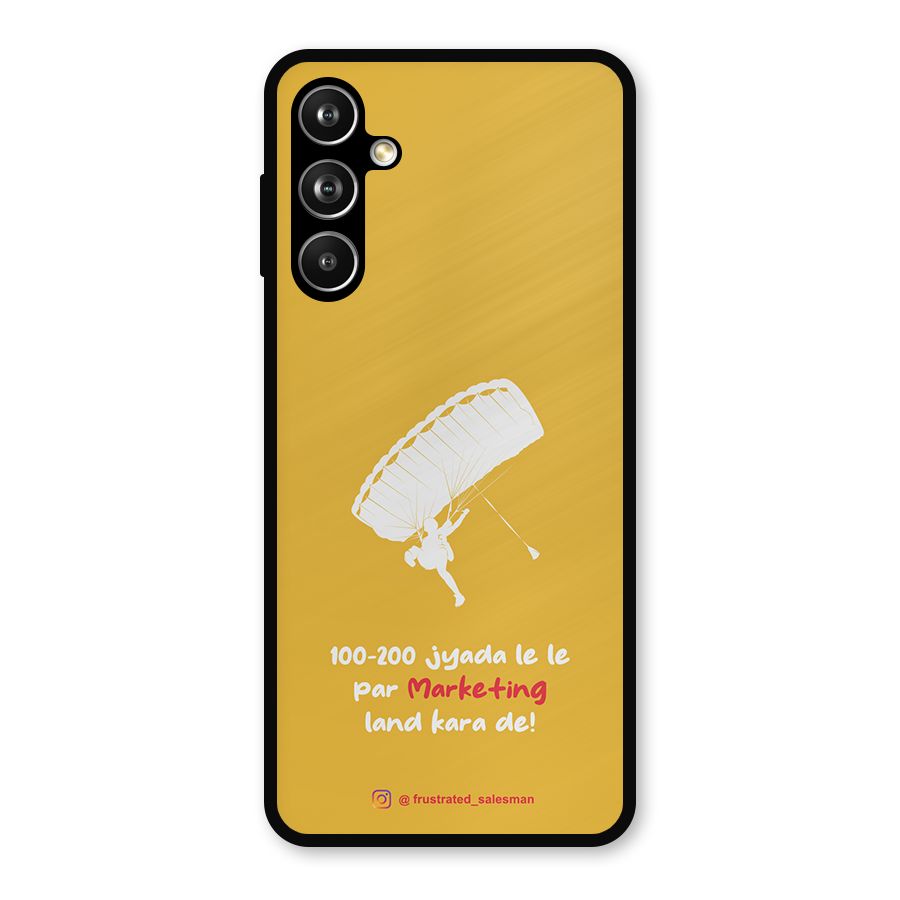 Marketing Land Kara De Mustard Yellow Metal Back Case for Samsung Galaxy M54