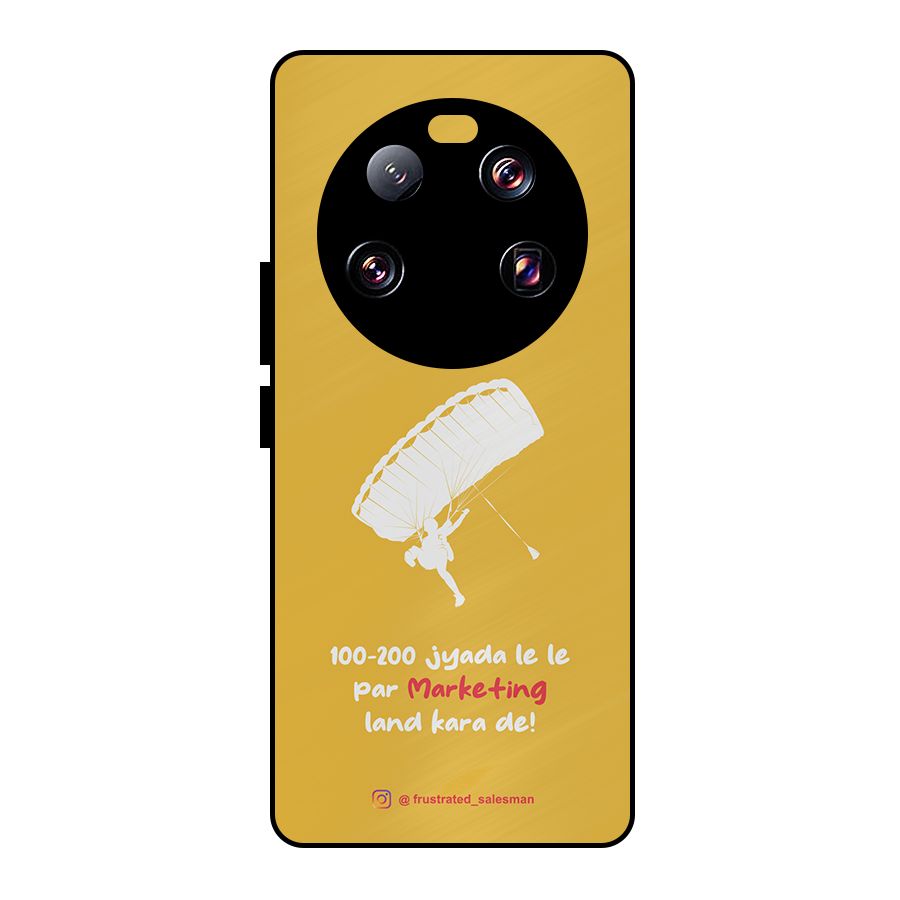 Marketing Land Kara De Mustard Yellow Metal Back Case for Xiaomi 13 Ultra