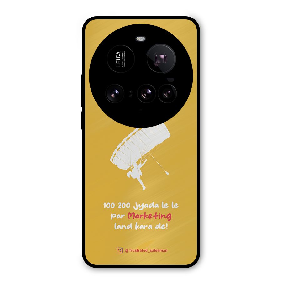 Marketing Land Kara De Mustard Yellow Metal Back Case for Xiaomi 15 Ultra