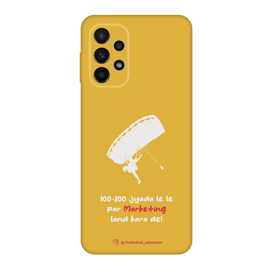 Marketing Land Kara De Mustard Yellow Original Polycarbonate Back Case for Galaxy A23