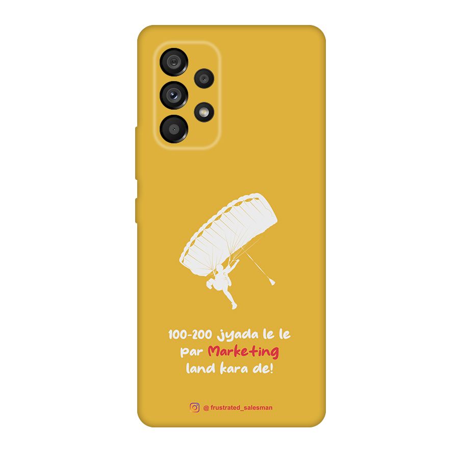 Marketing Land Kara De Mustard Yellow Original Polycarbonate Back Case for Galaxy A53 5G