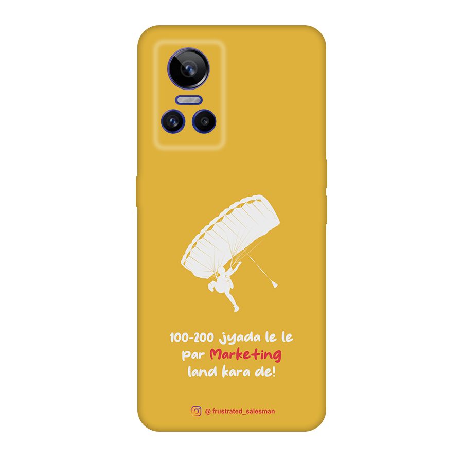 Marketing Land Kara De Mustard Yellow Original Polycarbonate Back Case for Realme GT Neo 3