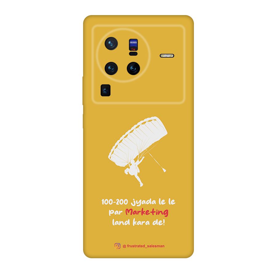 Marketing Land Kara De Mustard Yellow Original Polycarbonate Back Case for Vivo X80