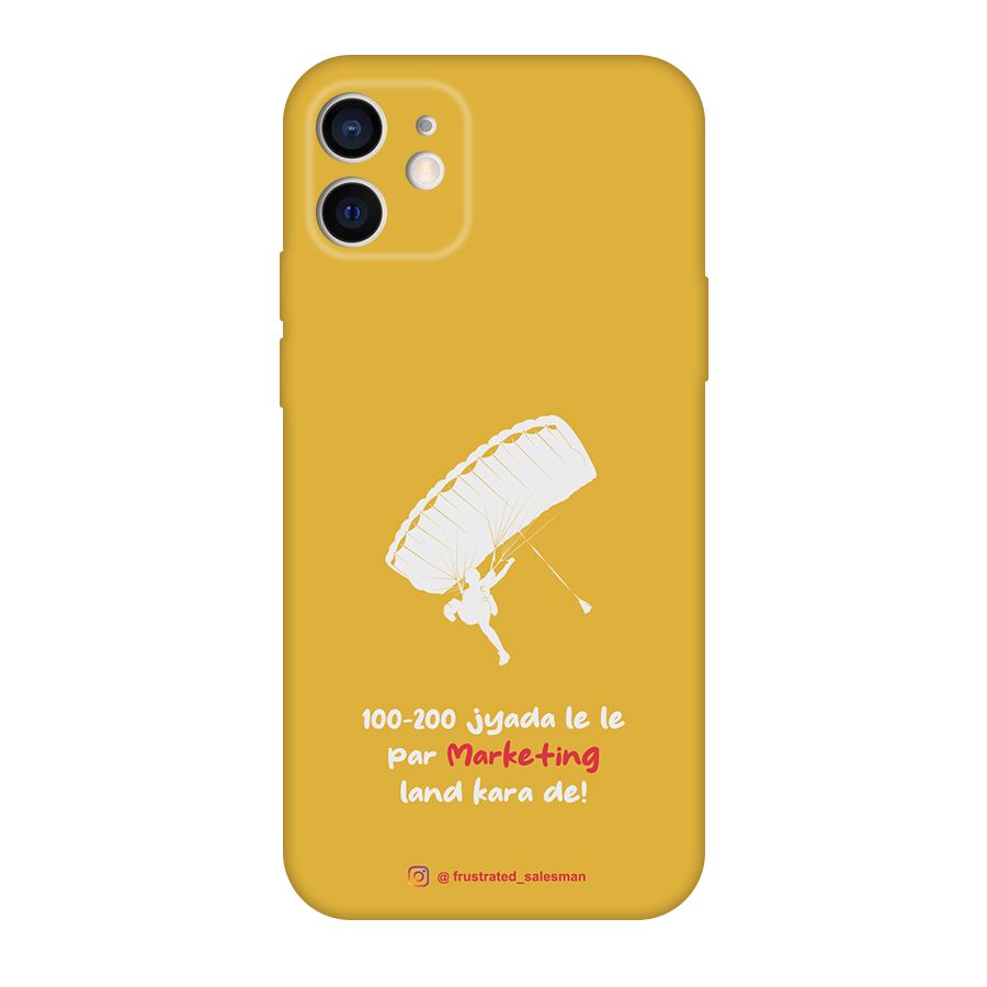 Marketing Land Kara De Mustard Yellow Original Polycarbonate Back Case for iPhone 12
