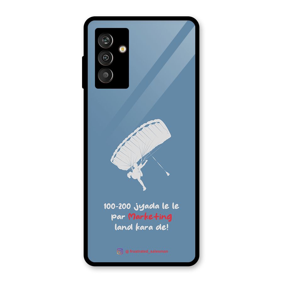 Marketing Land Kara De SteelBlue Glass Back Case for Galaxy M13