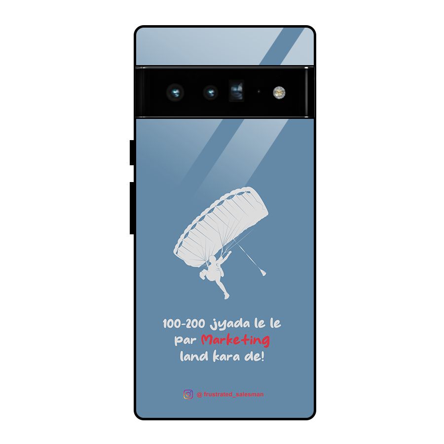 Marketing Land Kara De SteelBlue Glass Back Case for Google Pixel 6 Pro