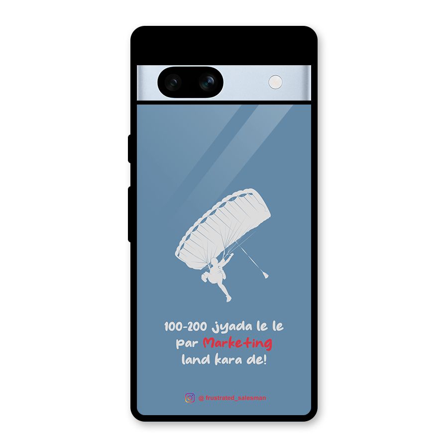 Marketing Land Kara De SteelBlue Glass Back Case for Google Pixel 7a