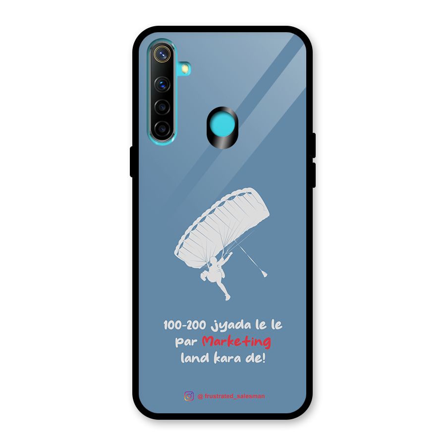 Marketing Land Kara De SteelBlue Glass Back Case for Realme Narzo 10