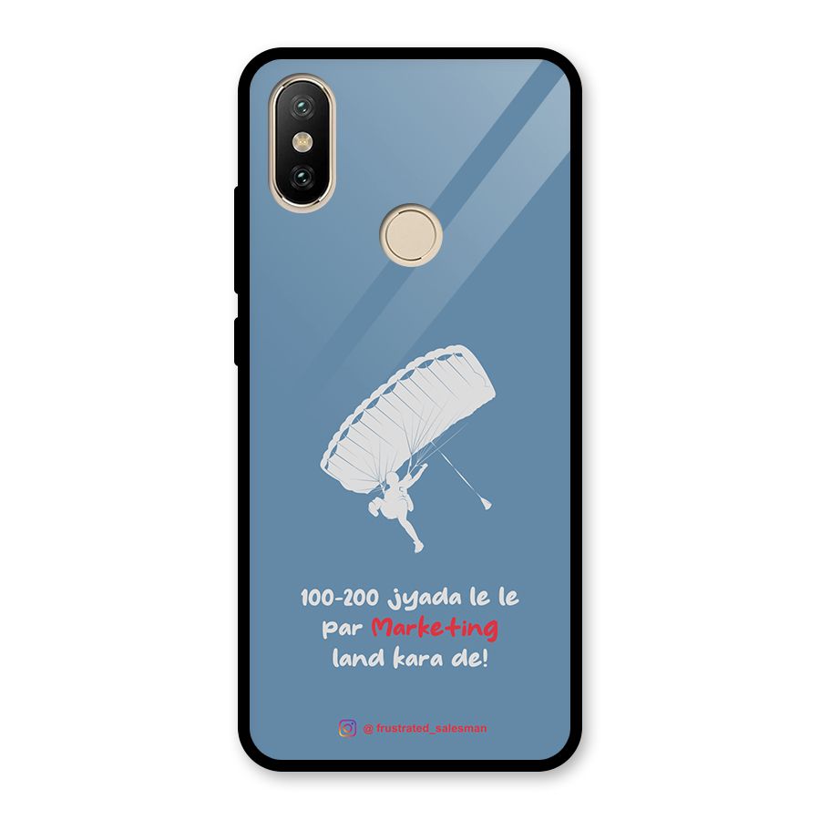 Marketing Land Kara De SteelBlue Glass Back Case for Redmi A2