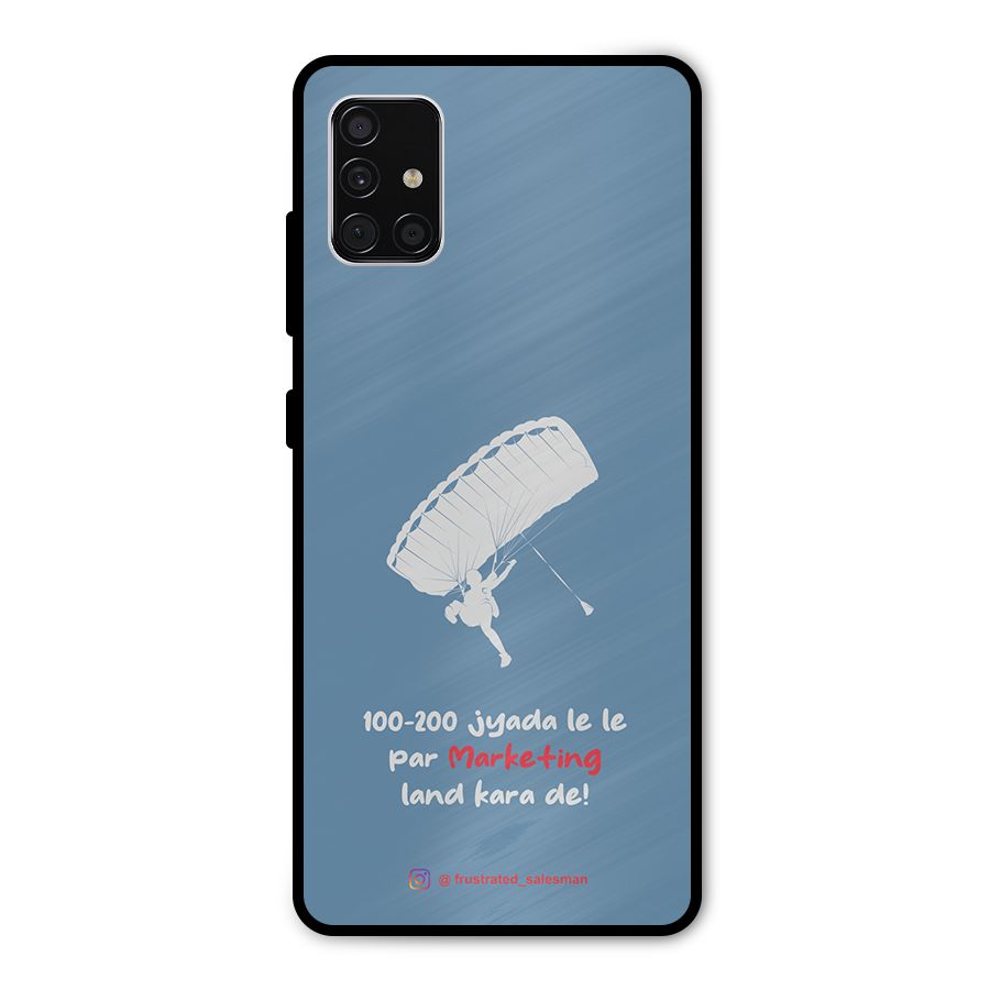 Marketing Land Kara De SteelBlue Metal Back Case for Galaxy A51