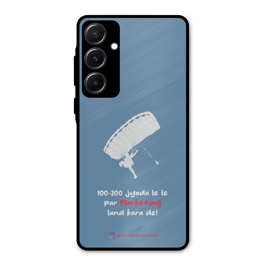 Marketing Land Kara De SteelBlue Metal Back Case for Galaxy A55