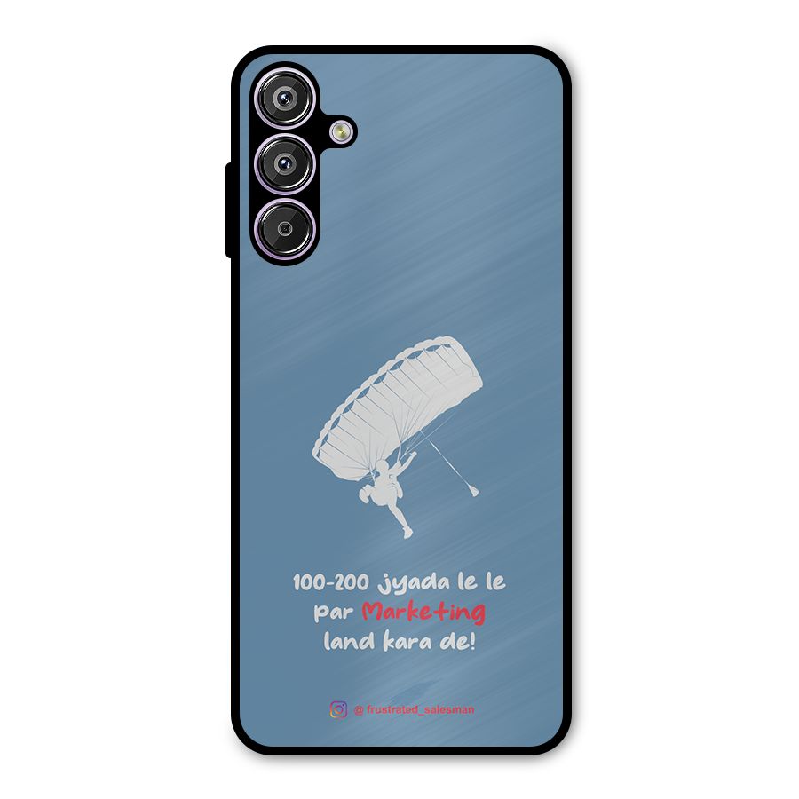 Marketing Land Kara De SteelBlue Metal Back Case for Galaxy F15