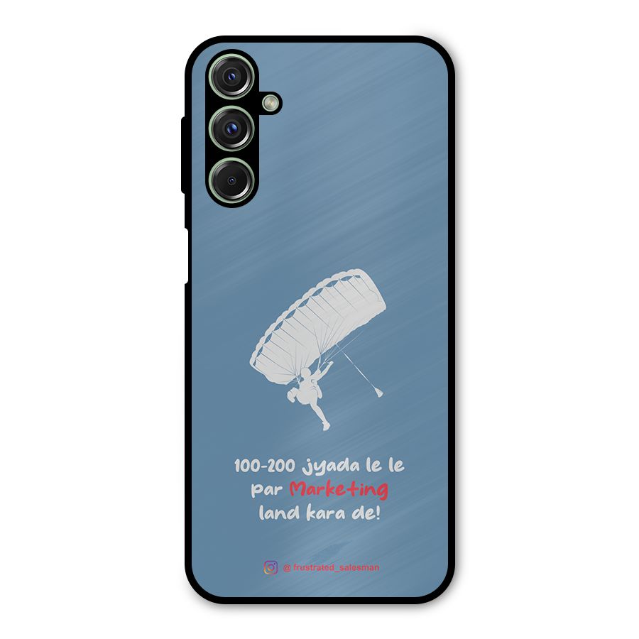 Marketing Land Kara De SteelBlue Metal Back Case for Galaxy M34