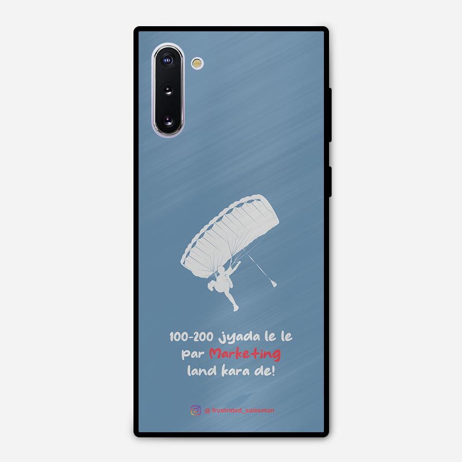 Marketing Land Kara De SteelBlue Metal Back Case for Galaxy Note 10