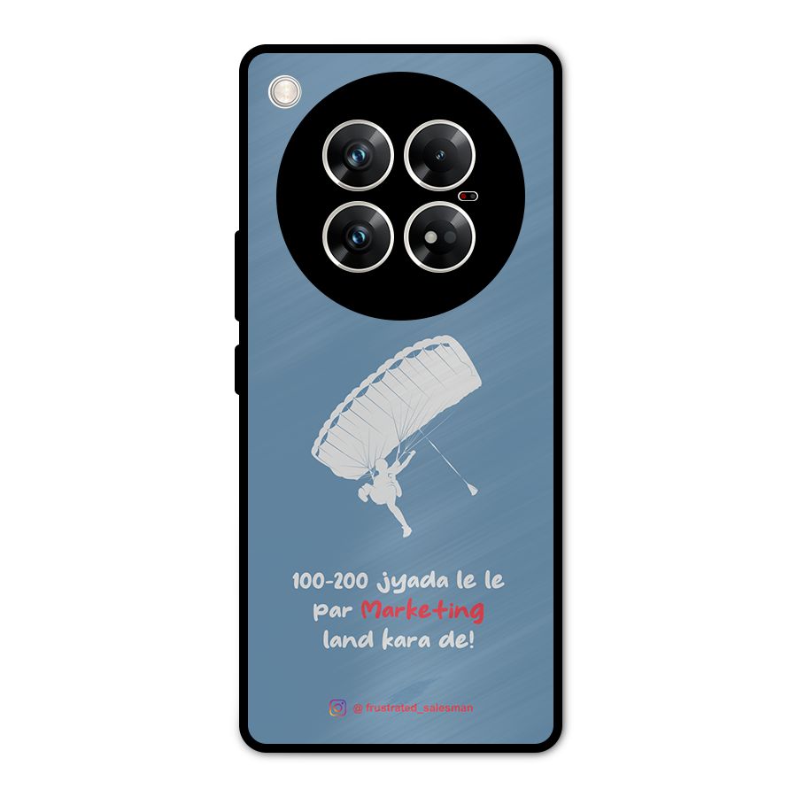 Marketing Land Kara De SteelBlue Metal Back Case for Infinix Zero 40 5G