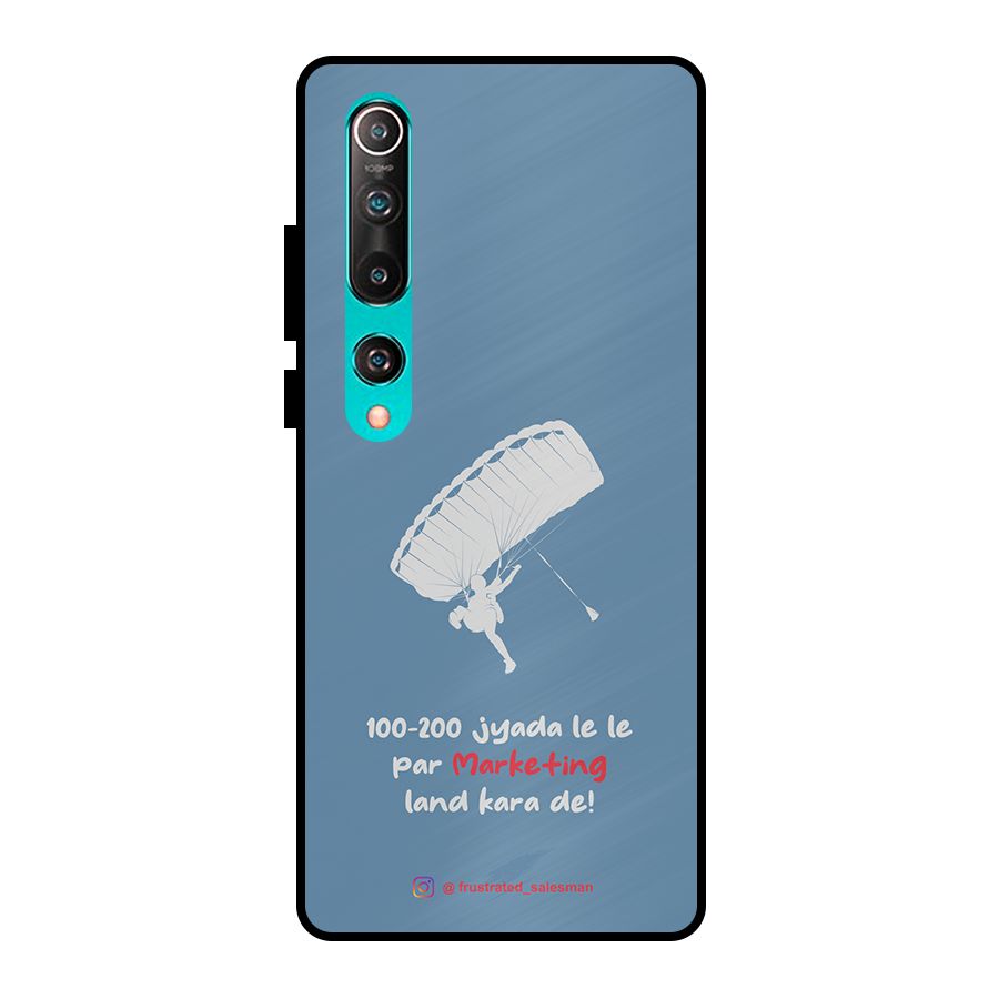Marketing Land Kara De SteelBlue Metal Back Case for Mi 10