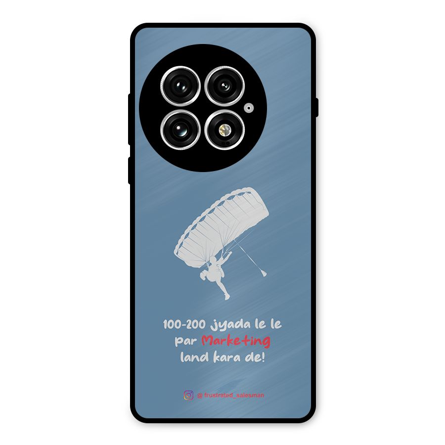 Marketing Land Kara De SteelBlue Metal Back Case for OnePlus 13