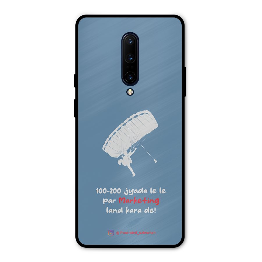 Marketing Land Kara De SteelBlue Metal Back Case for OnePlus 7 Pro
