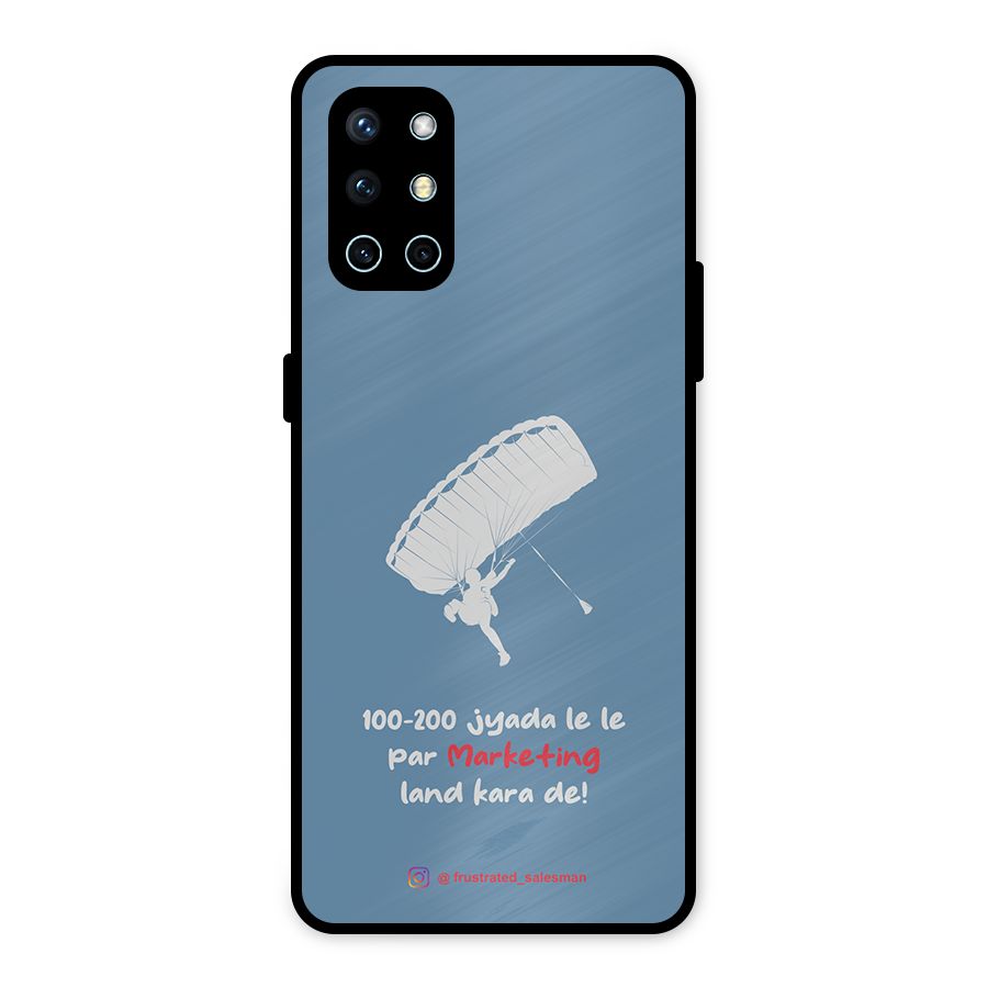 Marketing Land Kara De SteelBlue Metal Back Case for OnePlus 9R