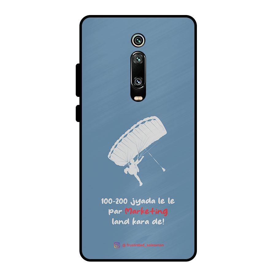 Marketing Land Kara De SteelBlue Metal Back Case for Redmi K20