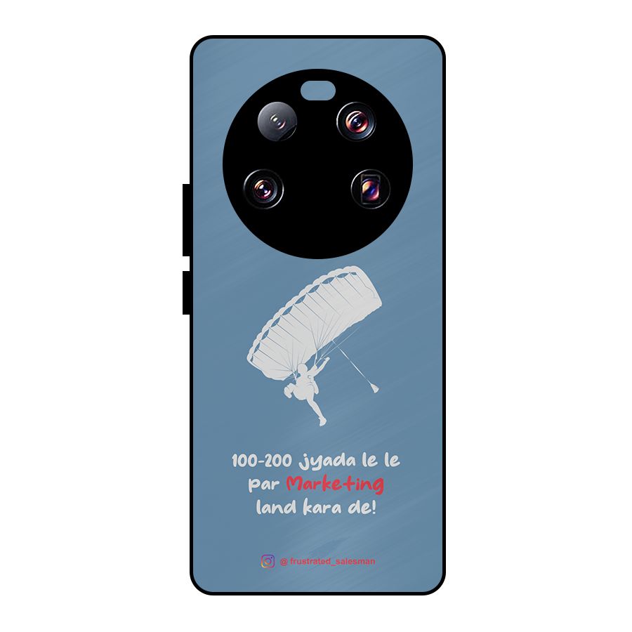 Marketing Land Kara De SteelBlue Metal Back Case for Xiaomi 13 Ultra