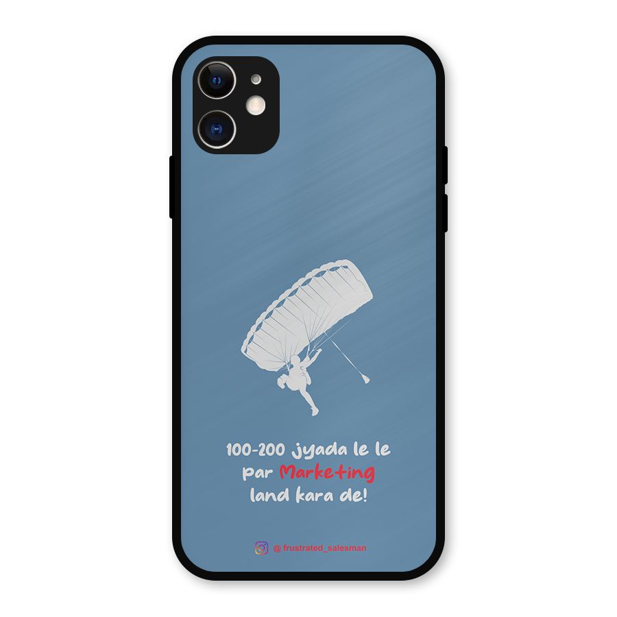 Marketing Land Kara De SteelBlue Metal Back Case for iPhone 11