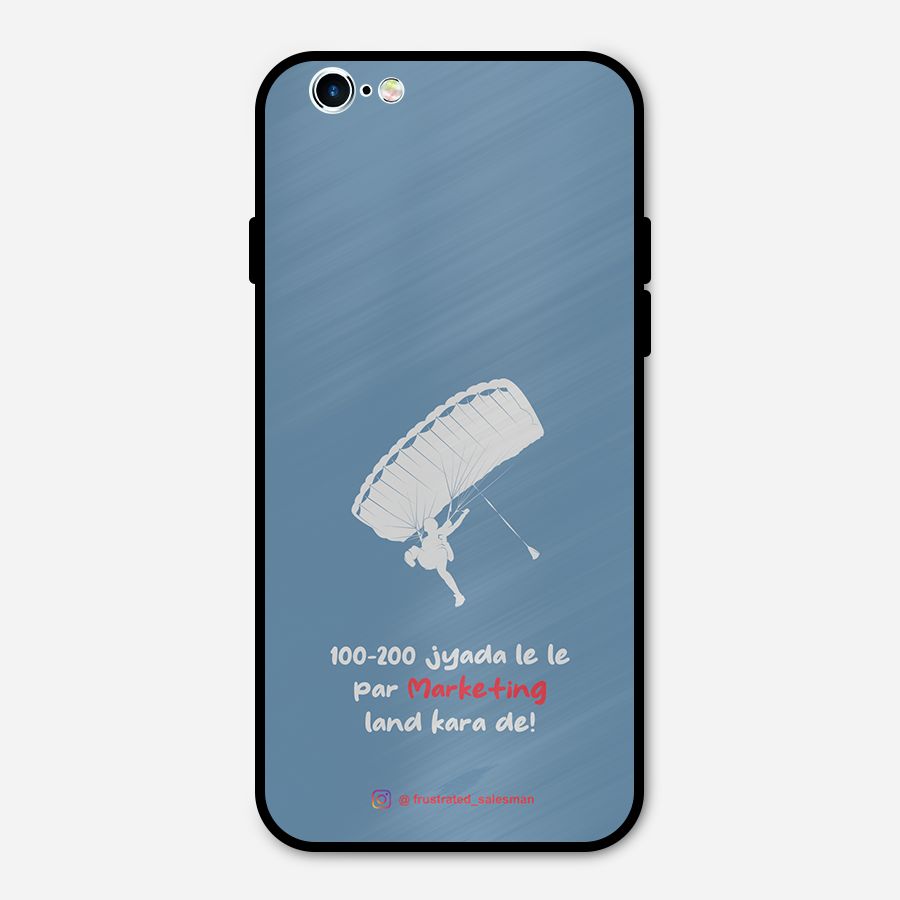 Marketing Land Kara De SteelBlue Metal Back Case for iPhone 6 6s