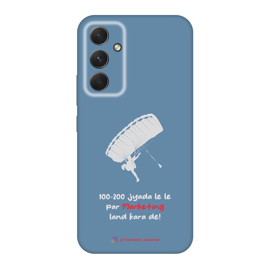 Marketing Land Kara De SteelBlue Original Polycarbonate Back Case for Galaxy A54