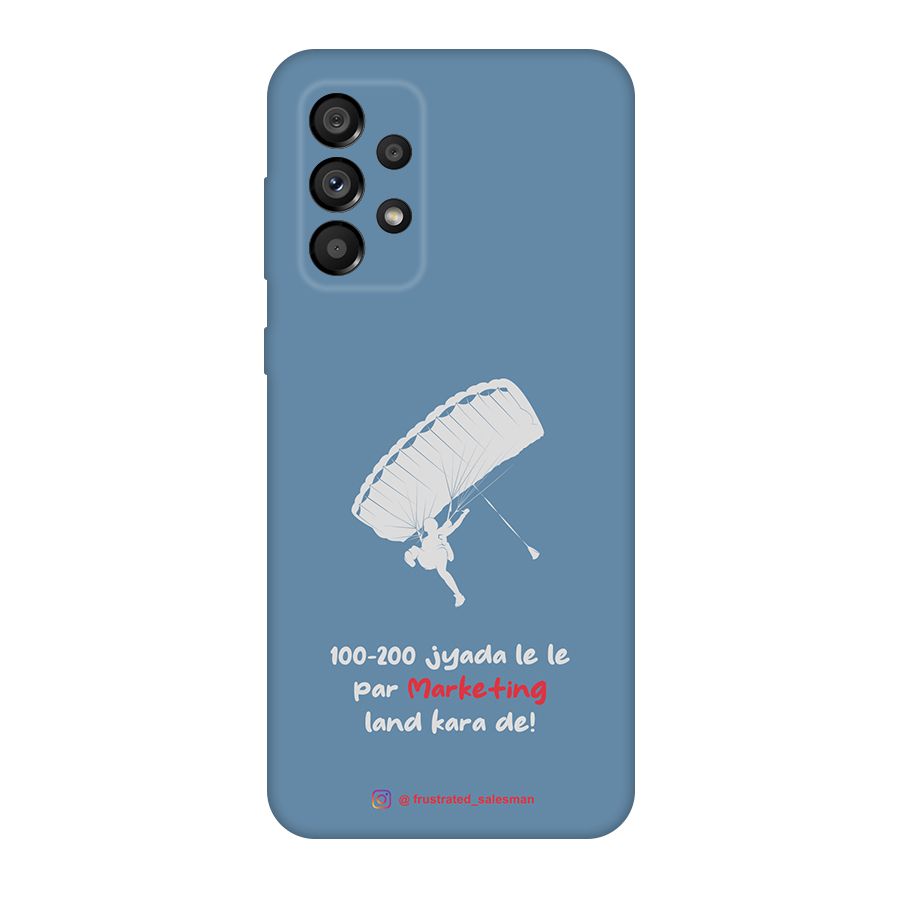 Marketing Land Kara De SteelBlue Original Polycarbonate Back Case for Galaxy A73 5G