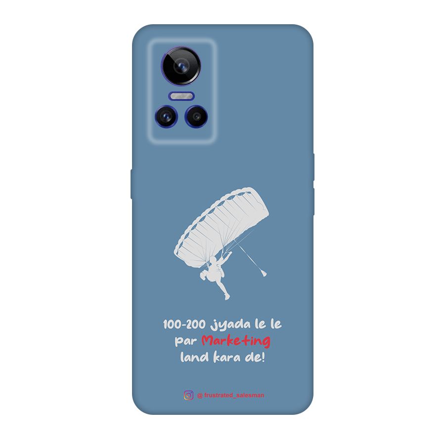 Marketing Land Kara De SteelBlue Original Polycarbonate Back Case for Realme GT Neo 3