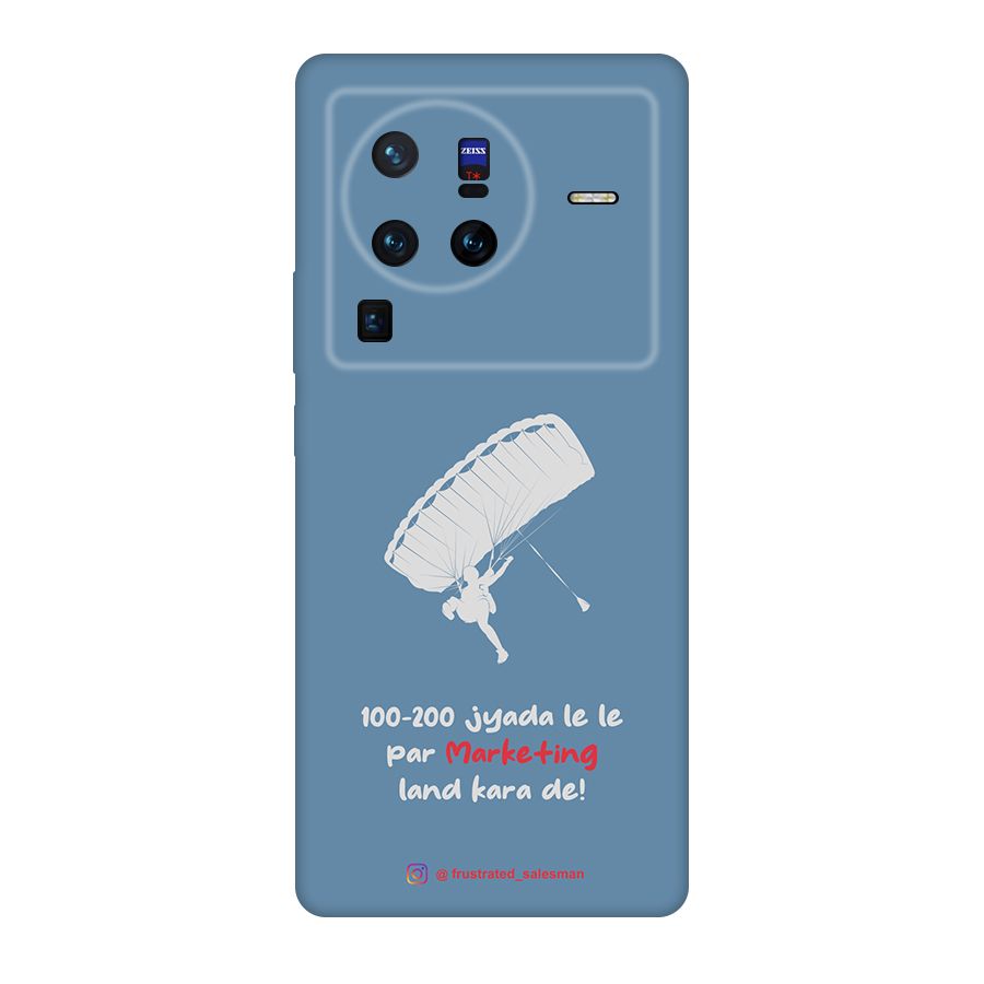 Marketing Land Kara De SteelBlue Original Polycarbonate Back Case for Vivo X80